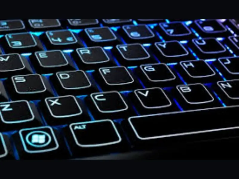 close up of keyboard