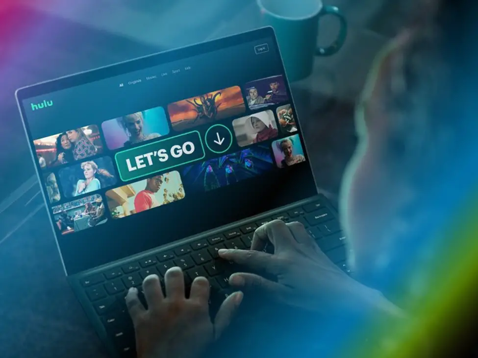 Hulu on laptop